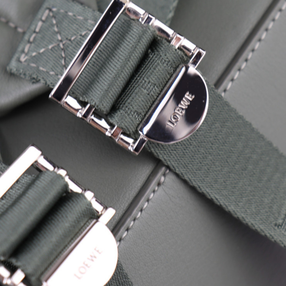 Loewe Convertible Backpack Rucksack Nylon Leather… - image 7